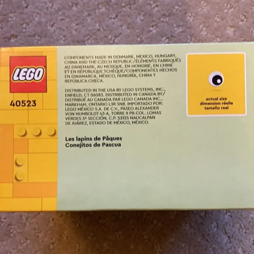 Lego 40523 Easter Rabbits. New. Sealed box. Collectible
